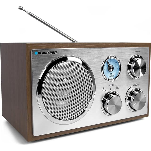 Blaupunkt RXN 180 Nostalgieradio in Walnuss Holzoptik 📻