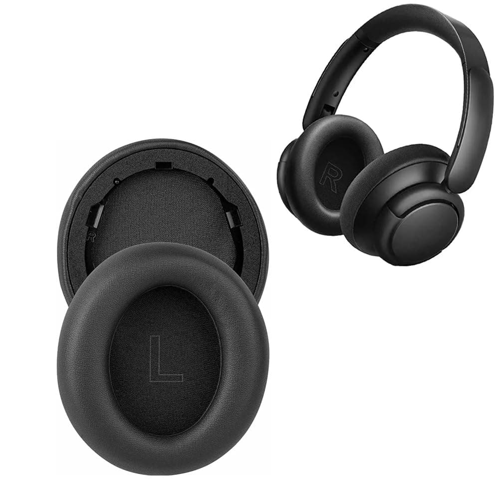 🎧 Ersatzohrpolster Q30/ Q35 für Anker Soundcore Life Q30BT Q35BT Soundcore Headset Kopfhörer Lederhülle Ohrenschützer, schwarz