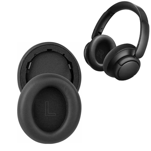 🎧 Ersatzohrpolster Q30/ Q35 für Anker Soundcore Life Q30BT Q35BT Soundcore Headset Kopfhörer Lederhülle Ohrenschützer, schwarz