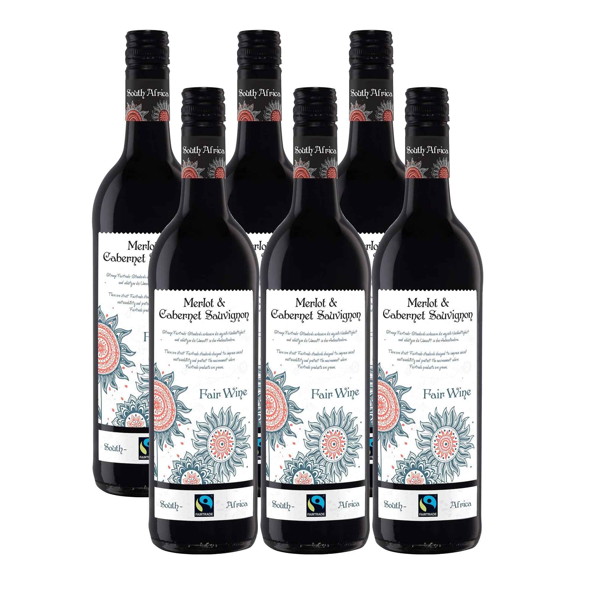 🍷 Fairtrade Cabernet Sauvignon - Merlot (6 x 0,75l) Angebot! 🌟
