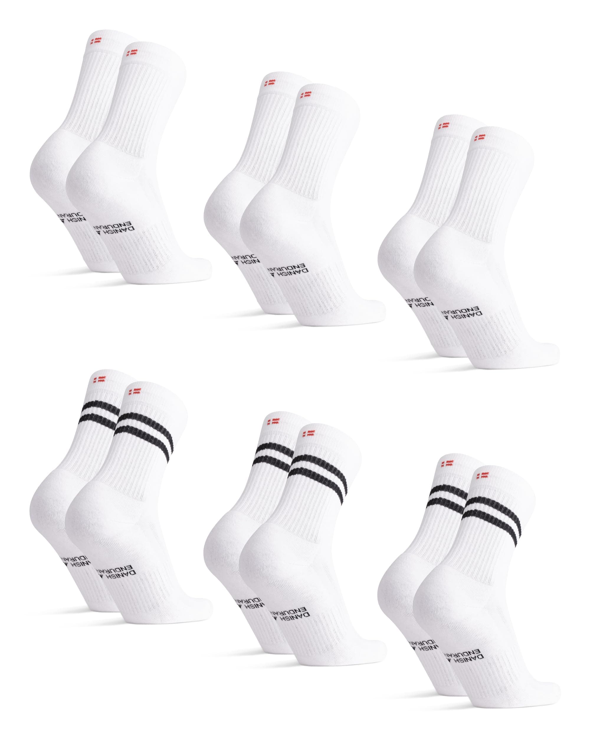 DÄNISCHE AUSDAUER Bio-Baumwolle Tennissocken 🧦🎾