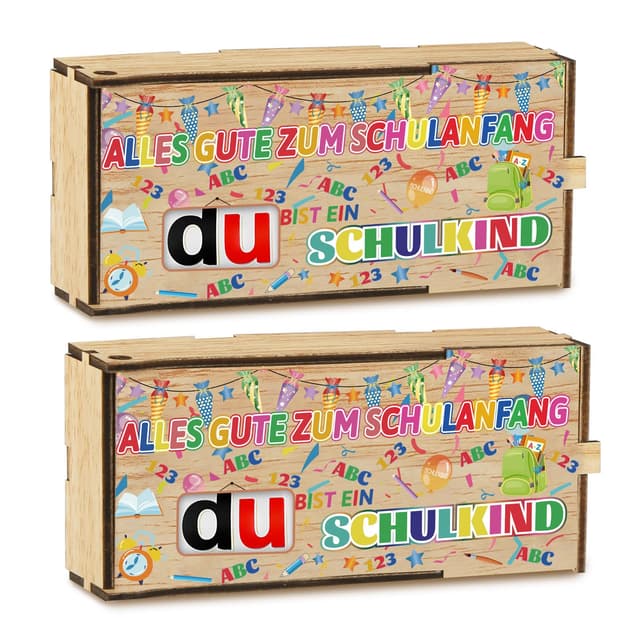 Geschenk zur Einschulung - Geschenkbox für Duplo & Schokolade 🎁🍫
