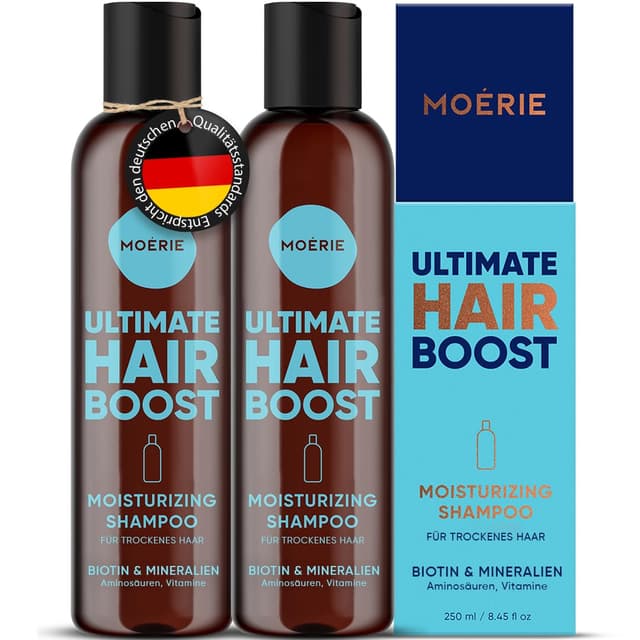 🌿 Moerie Ultimate Hair Growth Shampoo - Für längeres, dickeres, volleres Haar 🌱