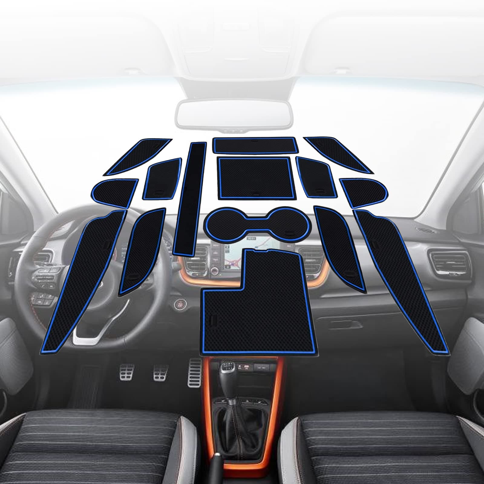 BIXUAN Stonic Gummimatte für Kia Stonic 2018-2025 🚗🔥