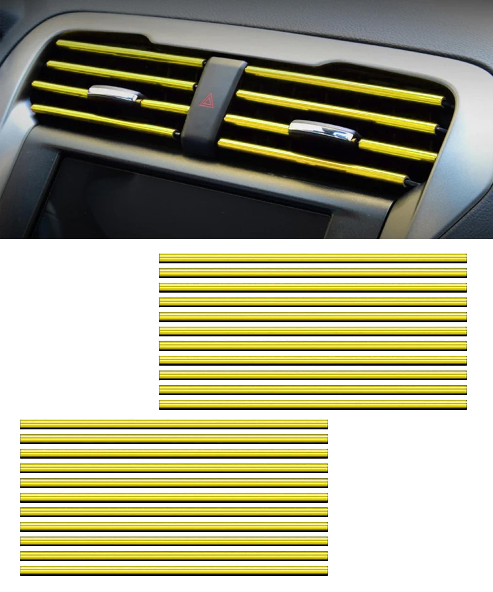 🚗🌟 Flaconi 20PCS Auto Lüftungsschlitz Dekoration - Auto Zubehör Deko