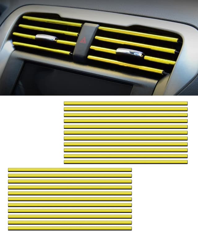 🚗🌟 Flaconi 20PCS Auto Lüftungsschlitz Dekoration - Auto Zubehör Deko