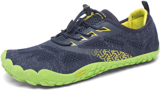 👣 SAGUARO Unisex Minimalistische Barfußschuhe Traillaufschuhe Atmungsaktiv Schnell Trocknend Badeschuhe 43 EU Indigo Blau - Angebot!