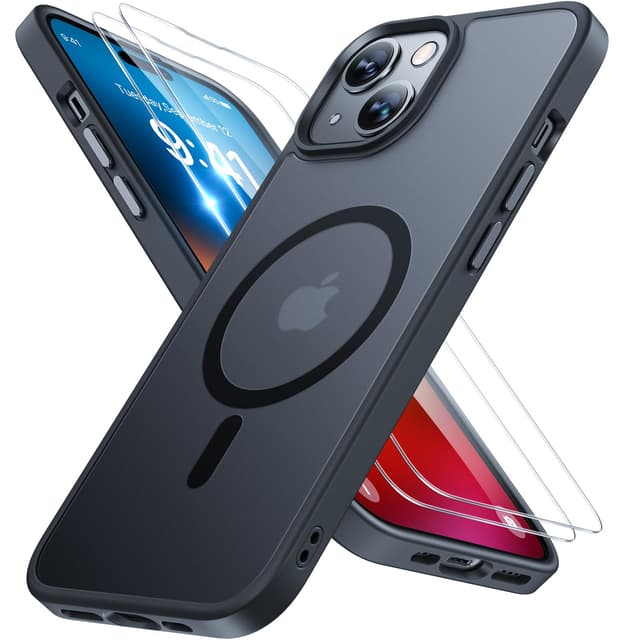 Miracase Magnetisch für iPhone 15 Hülle Kompatibel Mit MagSafe