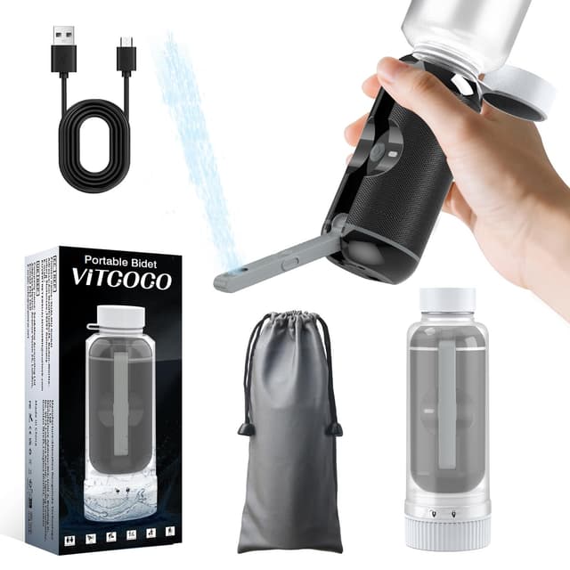 🚽🌿 Tragbares Bidet 200 ml | Elektrisches Wiederaufladbares Bidet 🌿🚽