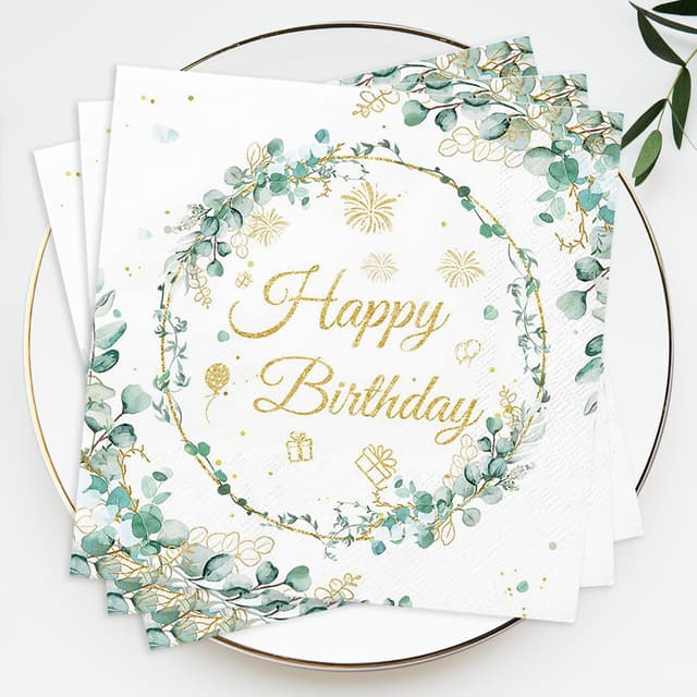 Servietten Geburtstag 🎉🍰