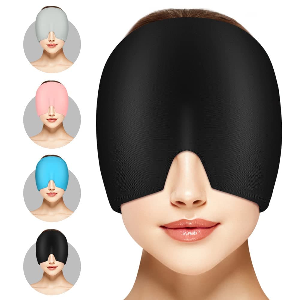 ACWOO Gel Kühlmütze Migräne Headache Relief Dehnbare Kopfschmerzen Mütze 🧊
