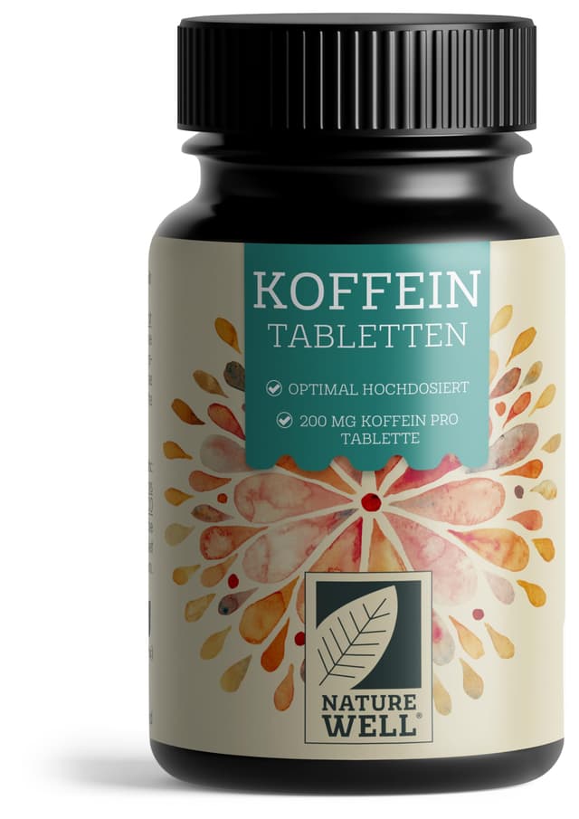 365x Koffeintabletten - 200 mg pro Tablette - Laborgeprüft & Vegan 🚀