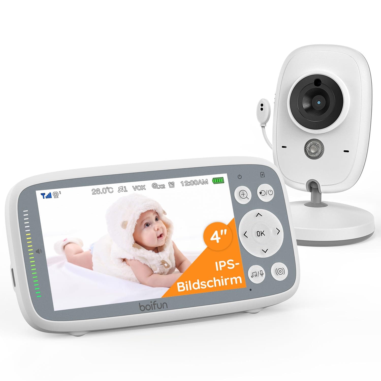 👶📹 BOIFUN Babyphone mit Kamera 2024 Modell - Angebot