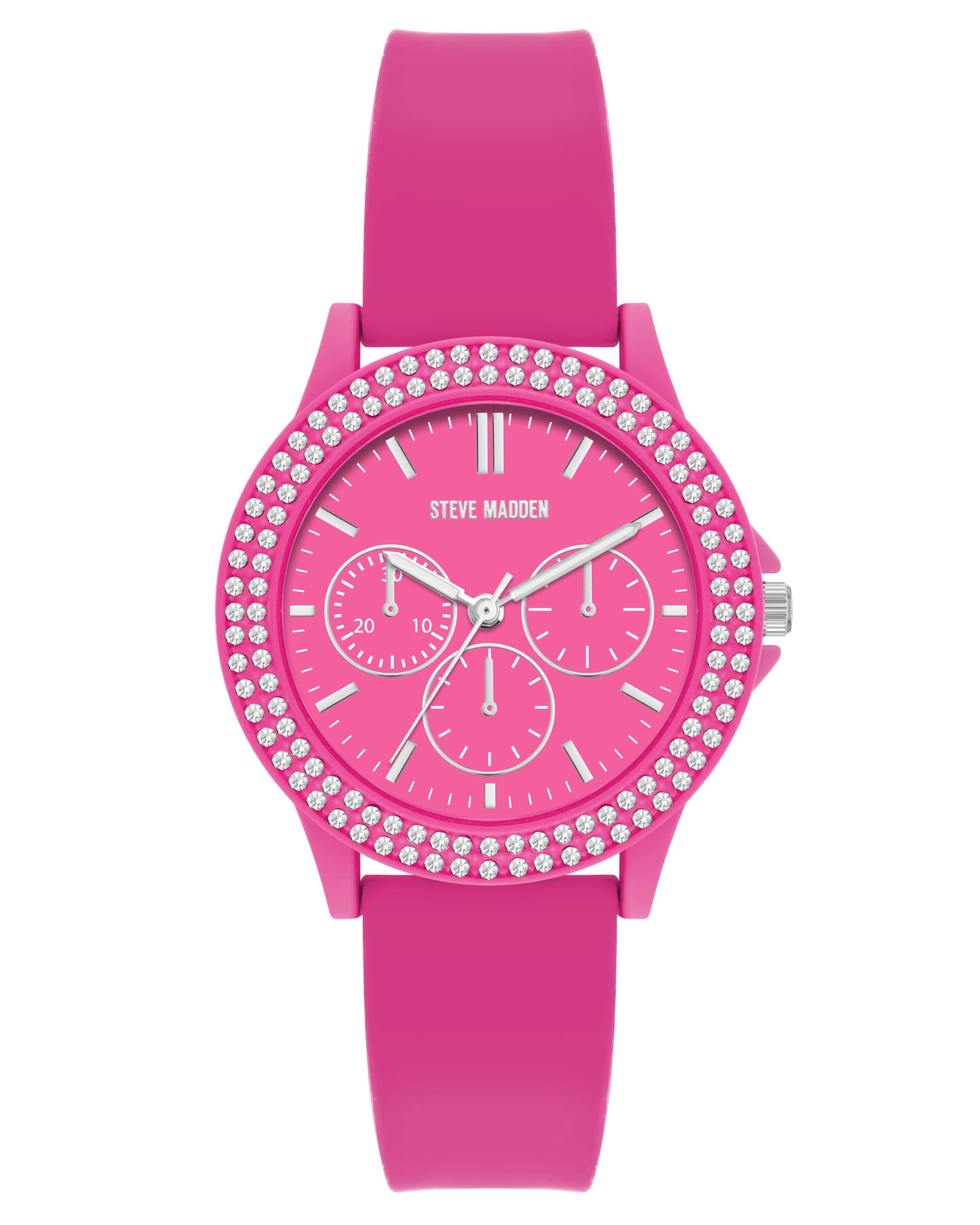 Steve Madden Frauen echt kristallakent Pink 😍💎🕰️