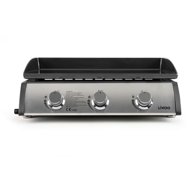 Plancha Gas 7,5kW emaillierte Stahlplatte 61x38cm - DOC277 🌞🔥