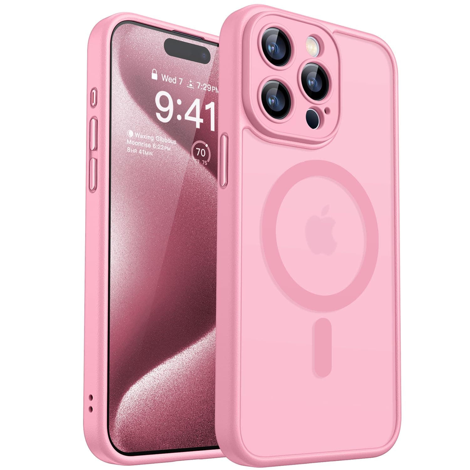 🌟 CANSHN 2024 Neu für iPhone 15 Pro Hülle mit Kameraschutz für Magsafe (TOP Militärschutz & Magnetkraft) 📸🔒