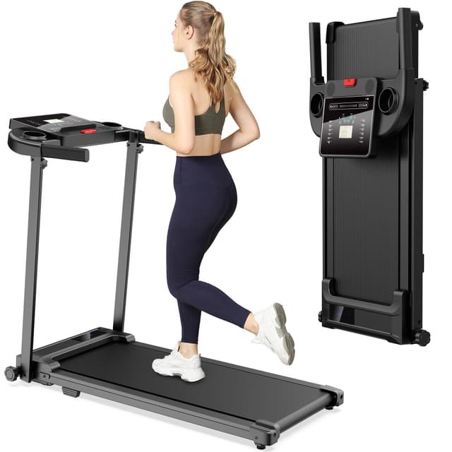 🏃‍♂️🏡 Laufband für Zuhause Klappbares Elektrisches - Foldable Walking Pad Leise Klappbar bis 1-10 km/h 🏋️‍♂️