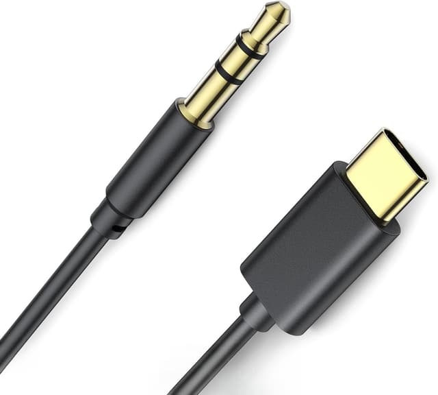 🎧 AGPTEK USB C auf Audio Aux Kabel, 1,2 m Typ C auf 3.5mm DAC HiFi Stereo Kopfhörer Auto kompatibel