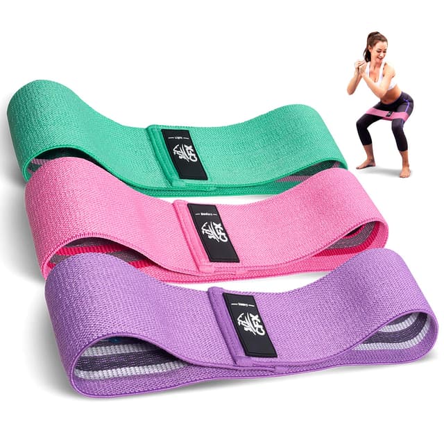 CFX Resistance Hip Bands Fitnessbänder Set Yogagurt in 3 Zugkraftstärken 🏋️‍♀️