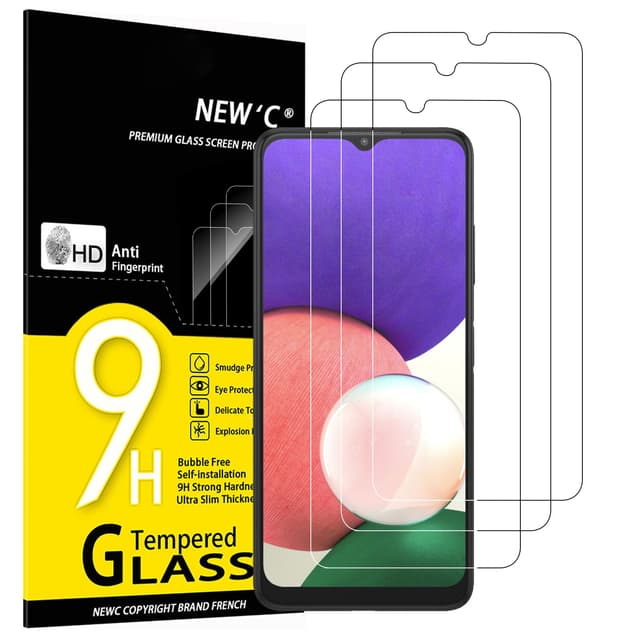 📱🔥 NEU: 3 Stück Samsung Galaxy A22 5G Panzerglas-Set! 🛡️