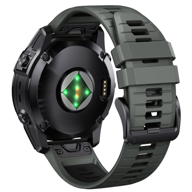 ANBEST Armband für Garmin Fenix 6 Pro/Fenix 7 Pro/Fenix 5/Fenix 6/7 Armband, 22mm Quick Fit Ersatzarmband