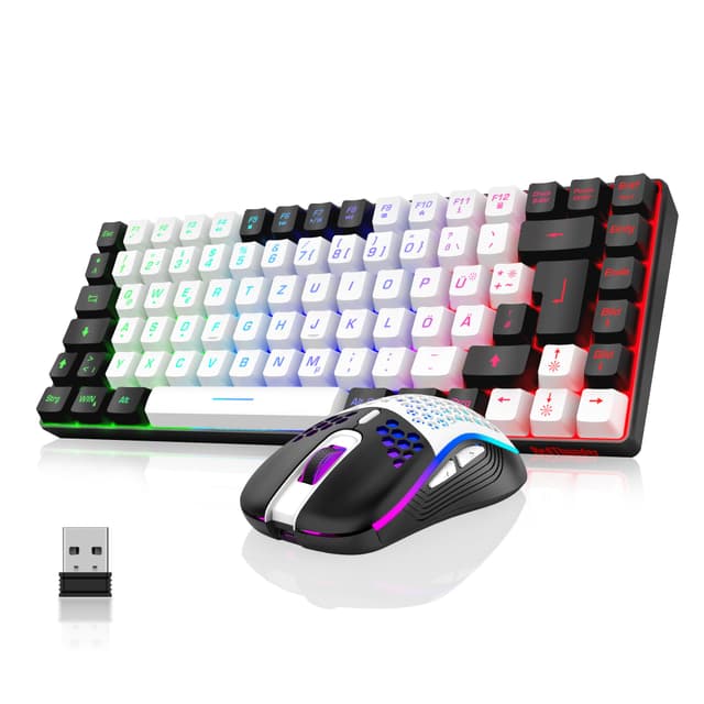 🎮🖱️ RedThunder 75% Kabelloses Gaming Tastatur und Maus Set