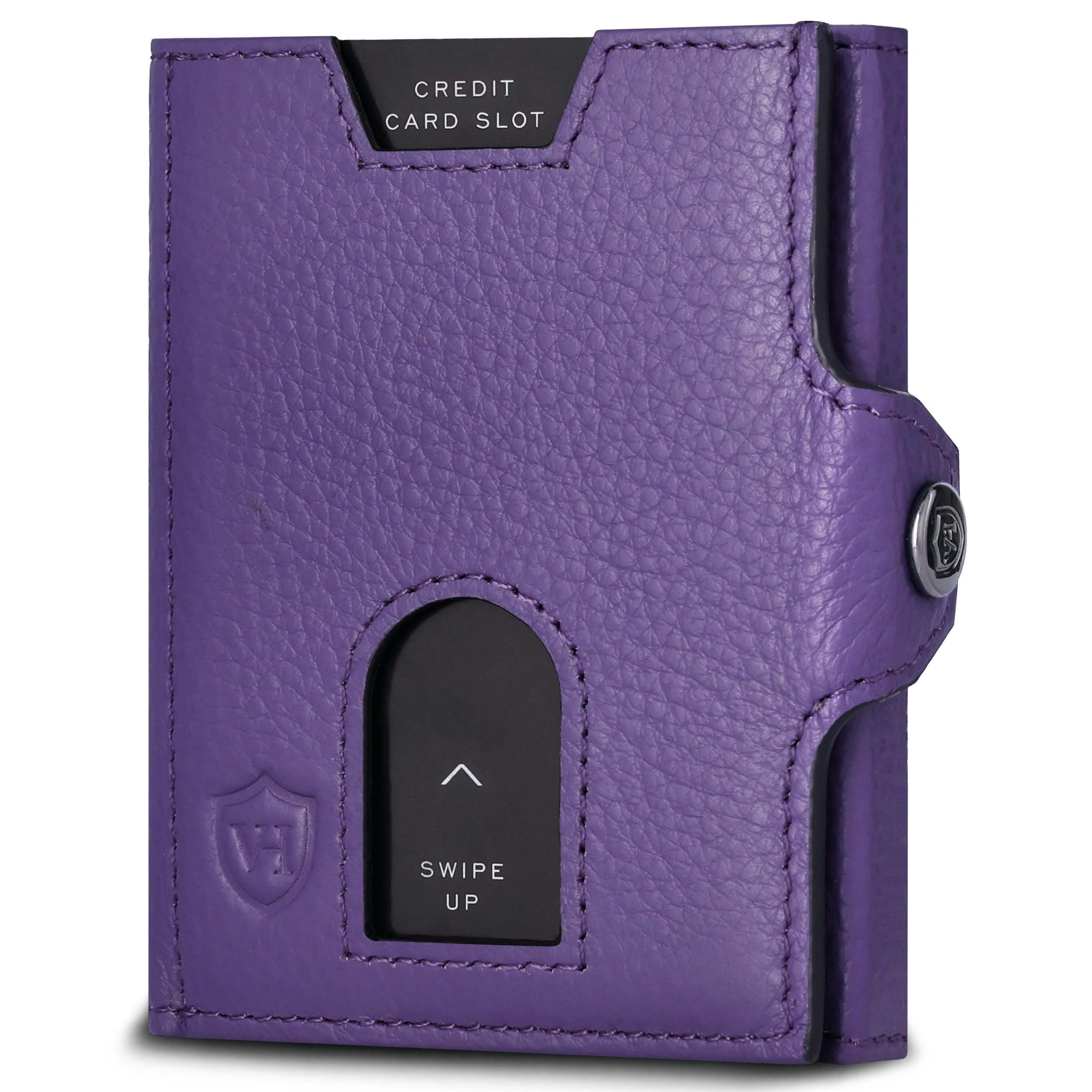 🌟 Angebot: VON HEESEN Slim Wallet mit RFID Schutz - Geldbörse Herren & Damen - Leder Kreditkartenetui