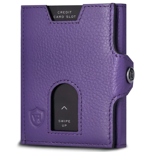 🌟 Angebot: VON HEESEN Slim Wallet mit RFID Schutz - Geldbörse Herren & Damen - Leder Kreditkartenetui