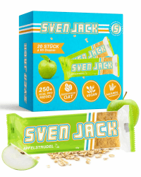 Sven Jack (Energy Cake) Haferriegel Apfelstrudel 20x 65g - Müsliriegel Apple Strudel 20 x 65g (1300g)