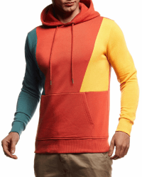 Leif Nelson Herren Hoodie Pullover mit Kapuze LN8348 M Tile 😎👕