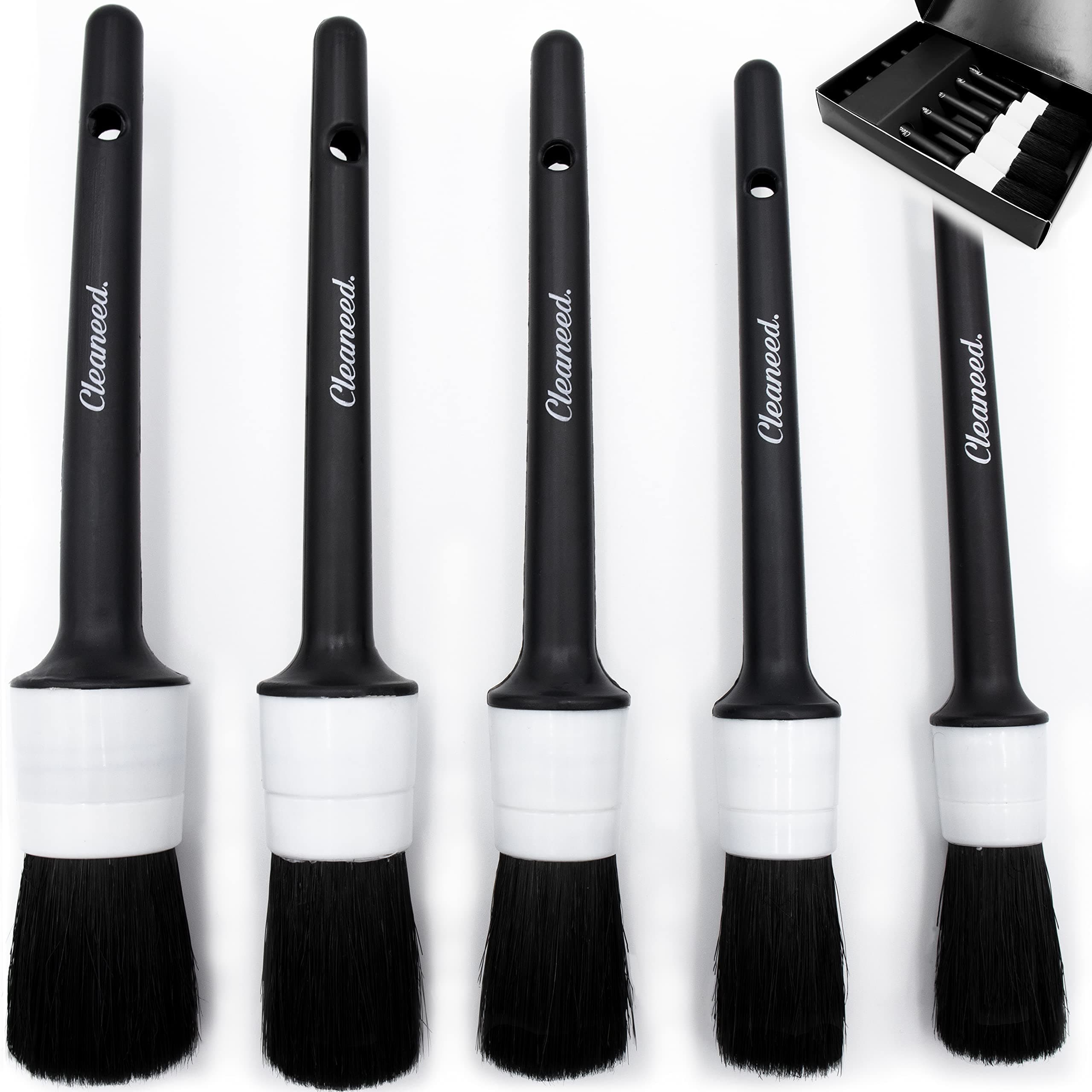 Cleaneed Detailing Pinsel Set Premium [5 STÜCK] 🚗