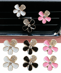 🌸 Flaconi 6PCS Auto Zubehör Innenraum | Blumen Klimaanlage Clip | Auto-Lufterfrischer-Entlüftungsclips
