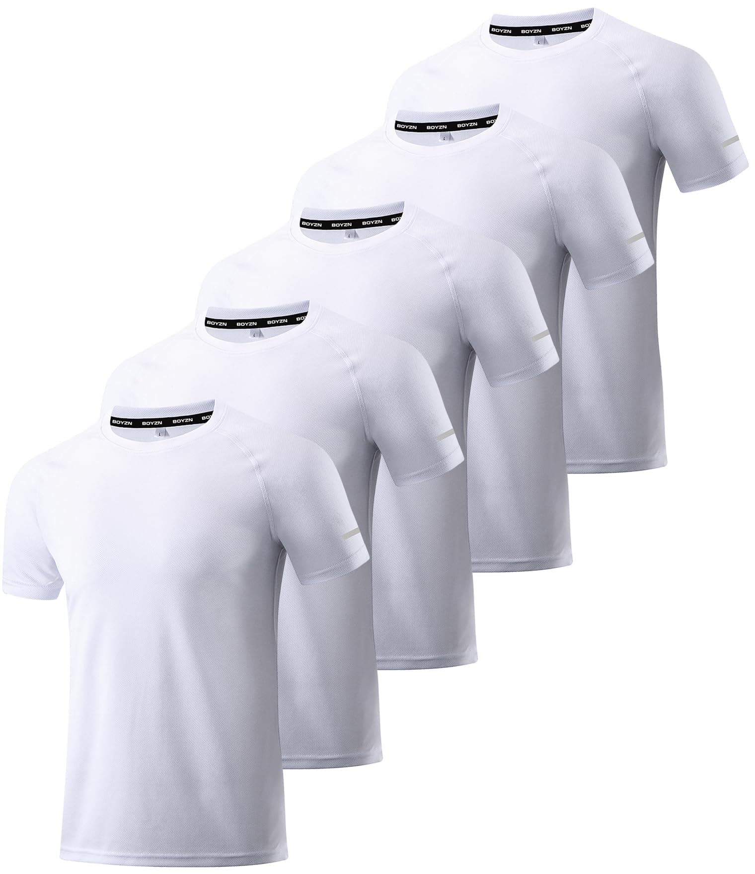 🏃‍♂️👕 Boyzn 5er Pack Sport Tshirts Herren Kurzarm - Fitnessshirt für Running & Workout