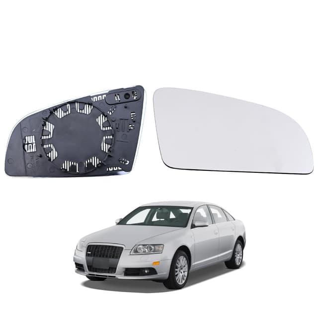 Heizbares Spiegelglas Ersatz für Audi A6 2005-2008 🔥