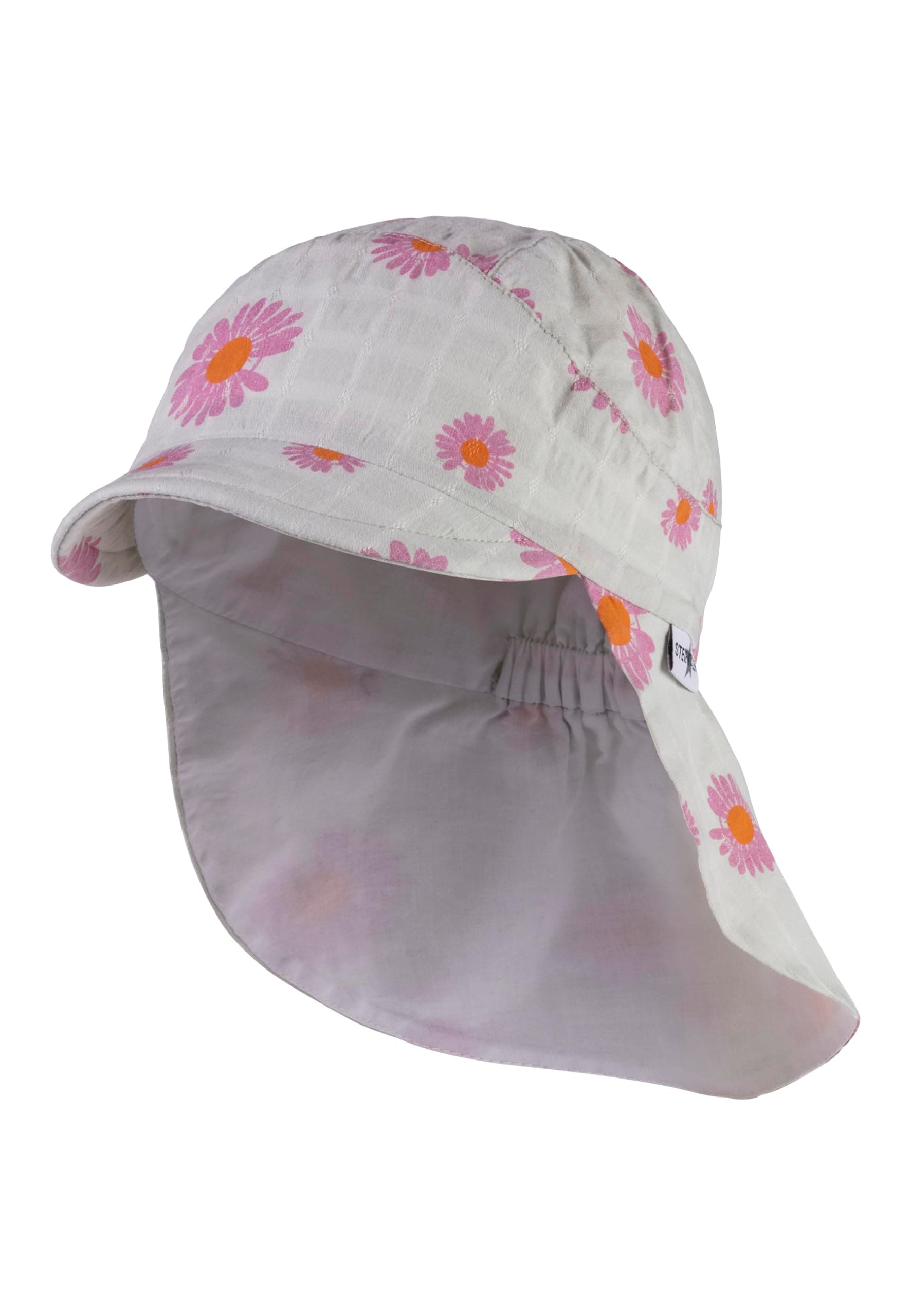 Schnäppchen: Sterntaler Schirmmütze mit Blumen für Mädchen 🌸🌞