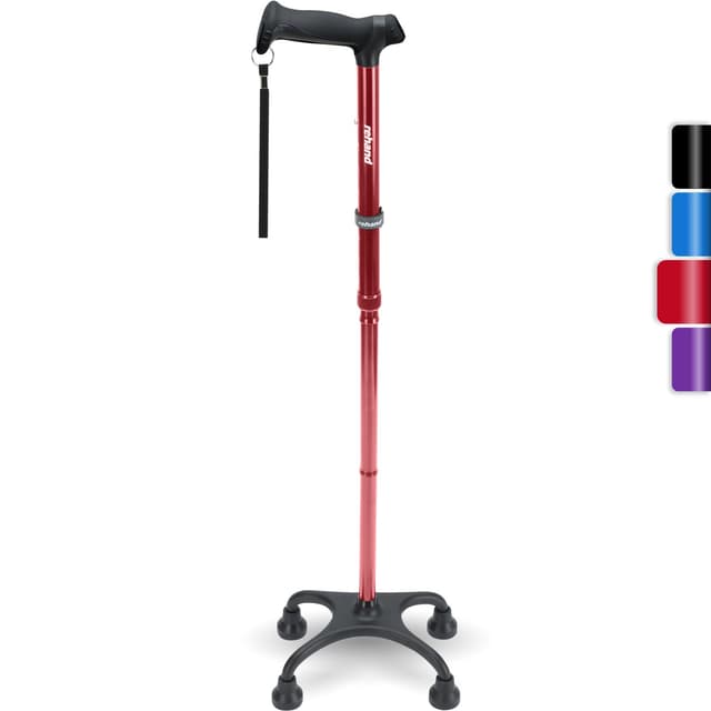 🌟 Vierfuß Spazierstock Gehstock 🌟