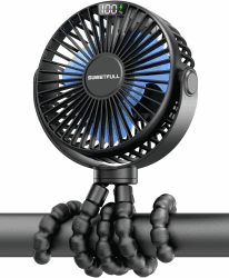 🌬️🔋 SWEETFULL Mini Ventilator für Kinderwagen | Leise Handventilator mit 4000mAh Akku