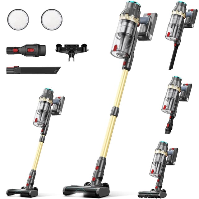 🌟 Linkifly Akku Staubsauger | 48000Pa/550W/70Mins Kabellos 🌟