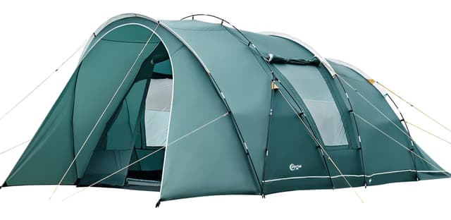 Portal Zelt 5-6 Personen Tunnelzelt Wasserdicht 3000 mm - Deal des Tages! ⛺️🌲