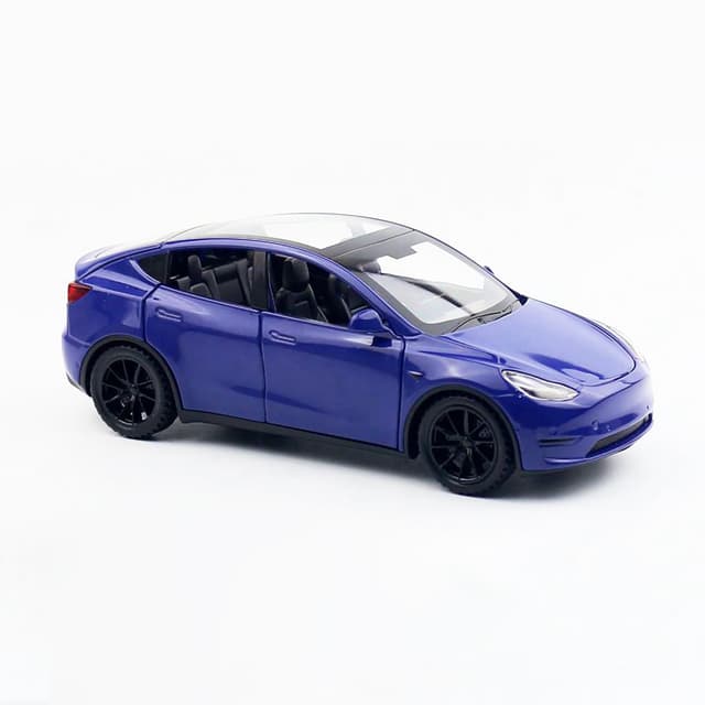 MODVKVK Tesla Model Y 1:32 Modellauto mit Licht & Musik