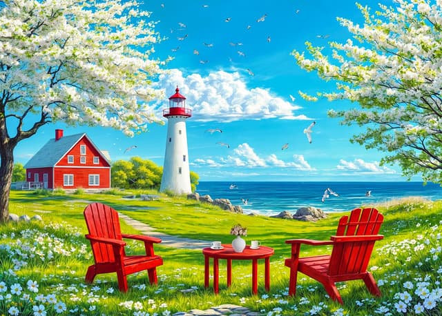 🧩🌊 Puzzle 1000 Teile für Erwachsene | Wunderschönes Meer-Dekoration Puzzle Geschenke 🎁