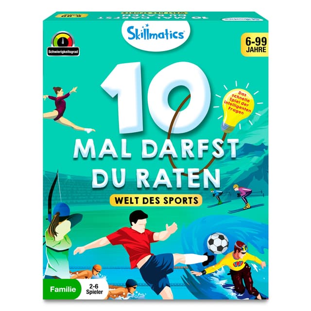 Skillmatics Kartenspiel - 10 Mal darfst du raten Welt des Sports 🏅🎲