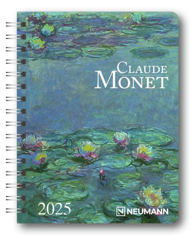 N NEUMANNVERLAGE - Claude Monet 2025 Diary 🎨📅