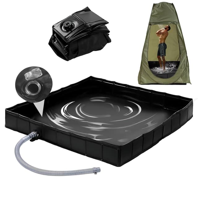 GOZYLA Faltbare Duschbasis Tragbare Duschwanne 🚿