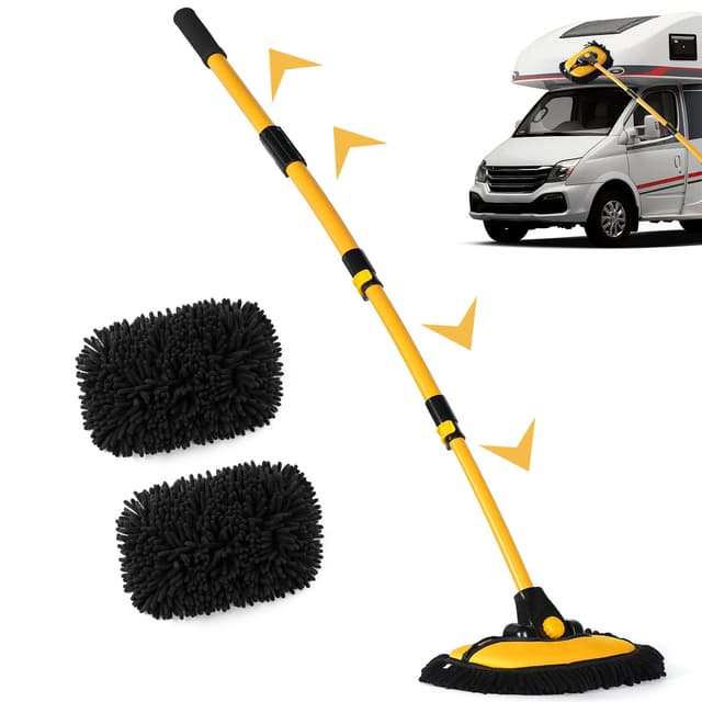 MAXVINI 144CM Autowaschbürste mit Teleskopstiel 🚗🧼