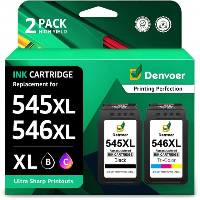 Denvoer 545XL 546XL Tintenpatronen Multipack 🖨️