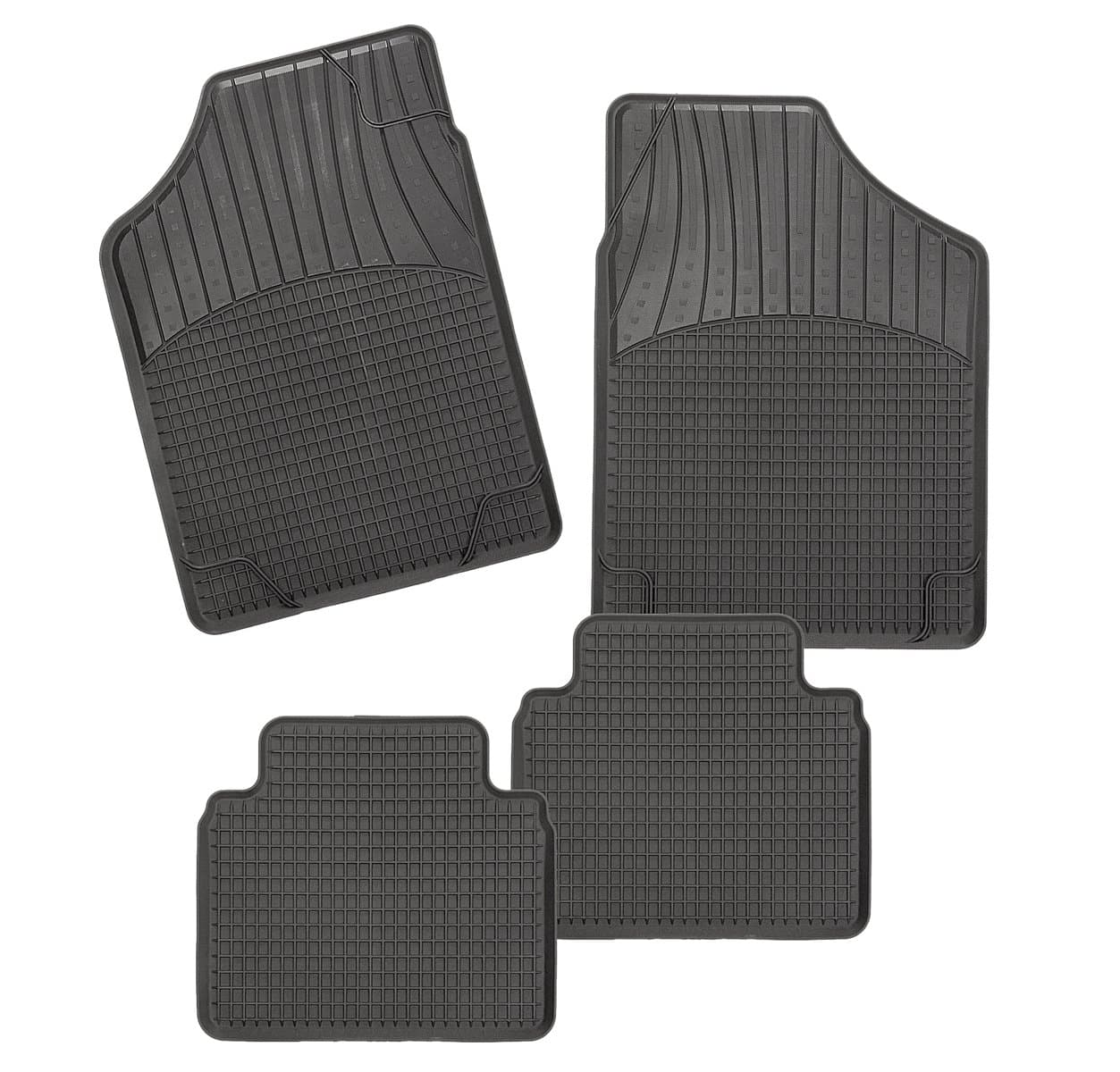 🚗🌟 CarFashion 251749 Allwetter B2, Schalenmatte B2, Auto Fussmatten Set in schwarz 🌟🚗