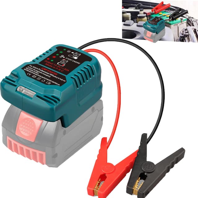 🚗🔋 Auto-Batterie-Starthilfe-Adapter für Bosch Professional 18V System GBA Batterie