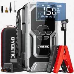6000A Starthilfe Powerbank mit 150PSI Kompressor - 21800mAh 12V Auto Starthilfe Starter 🚗
