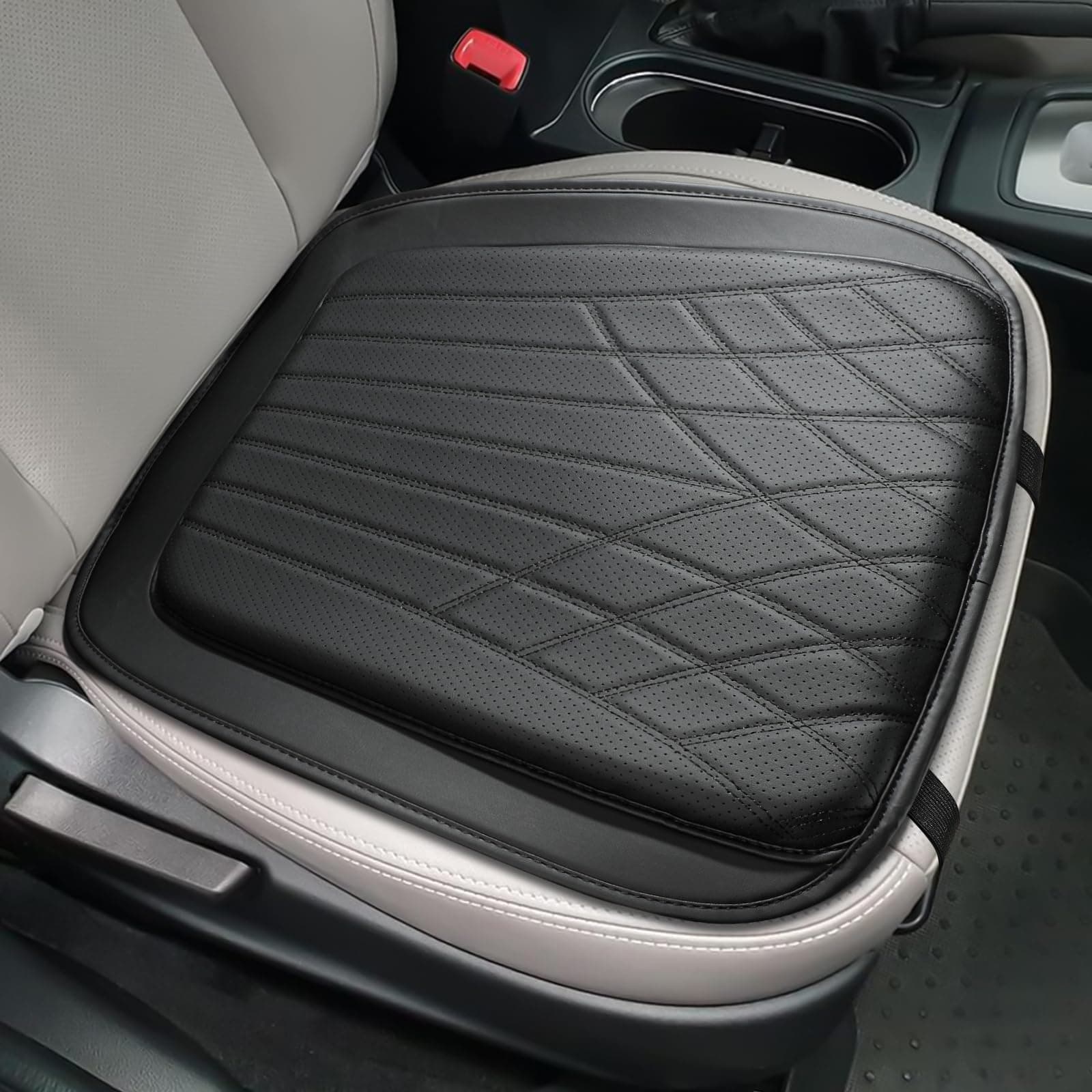 ZATOOTO Sitzkissen Auto Nappa Leder - Universal Größe 🚗